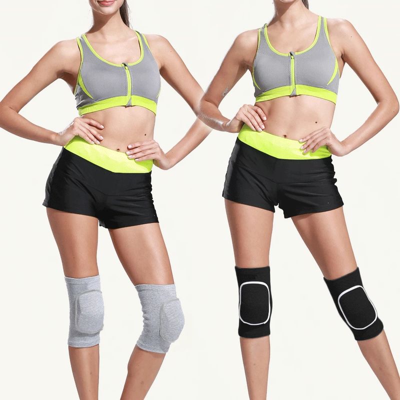 1 paio di ginocchiere sportive per uomo e donna, tutore per ginocchio a compressione per danza, yoga, pallavolo, calcio, corsa, ciclismo, tennis_voghion.com