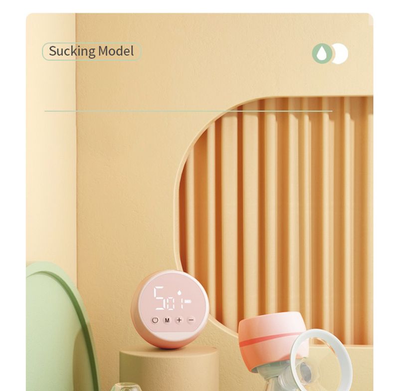 Tragbare elektrische Milchpumpe, über USB aufladbar, leise, tragbare Milchabsaugung, automatischer Melker, bequemes Stillen, BPA-frei_voghion.com