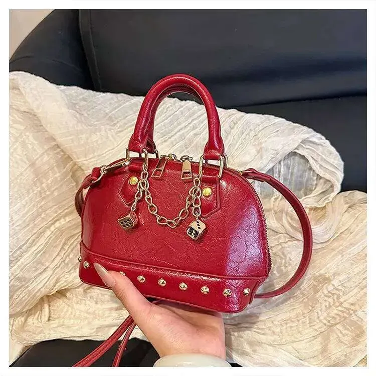 Borsa a tracolla da donna con tracolla staccabile, in stile europeo, con texture a conchiglia, da giorno e da sera, essenziale per l'ufficio_voghion.com