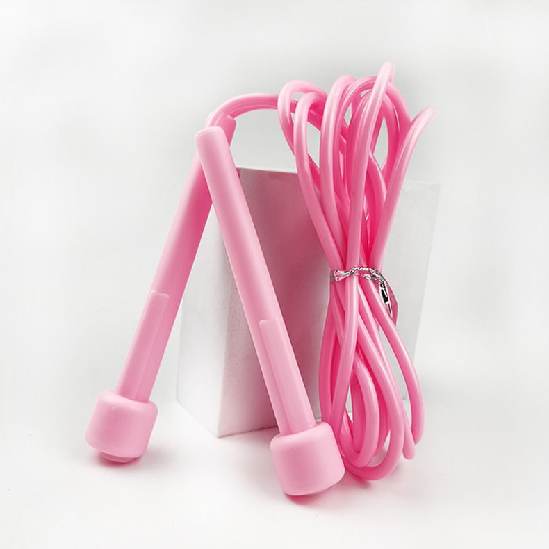 Impugnatura antiscivolo, corda in acciaio massiccio in PVC, corda per saltare regolabile per bambini, recinto per allenamento_voghion.com