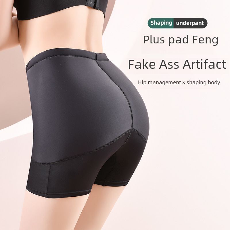 Mutandine modellanti in pizzo e rete con imbottitura sui fianchi, pantaloni da donna con boxer con imbottitura sui fianchi e sulla pancia_voghion.com