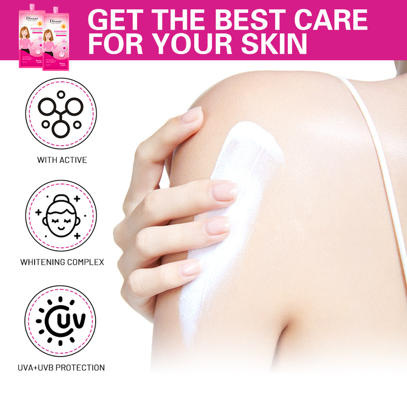 Disaar Full body SPF Sunscreen Isolation Cream Bag_voghion.com