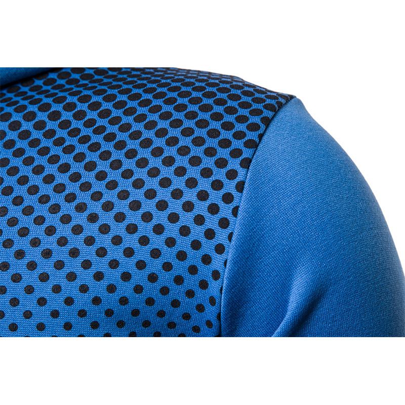 Conjunto de sombrero deportivo con cremallera para hombre, suéter de lana de Color sólido europeo y americano, pantalones informales, otoño e invierno, 2023_voghion.com