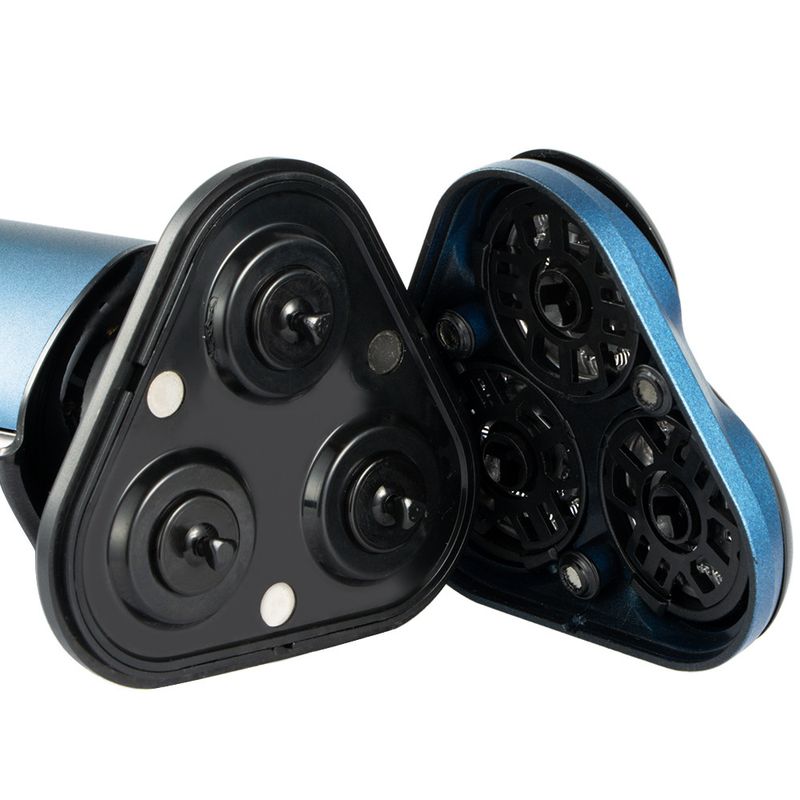 RAF Electric Shaver, Rechargeable Three Heads Independent Floating Digital Display Portable Men's Razor_voghion.com