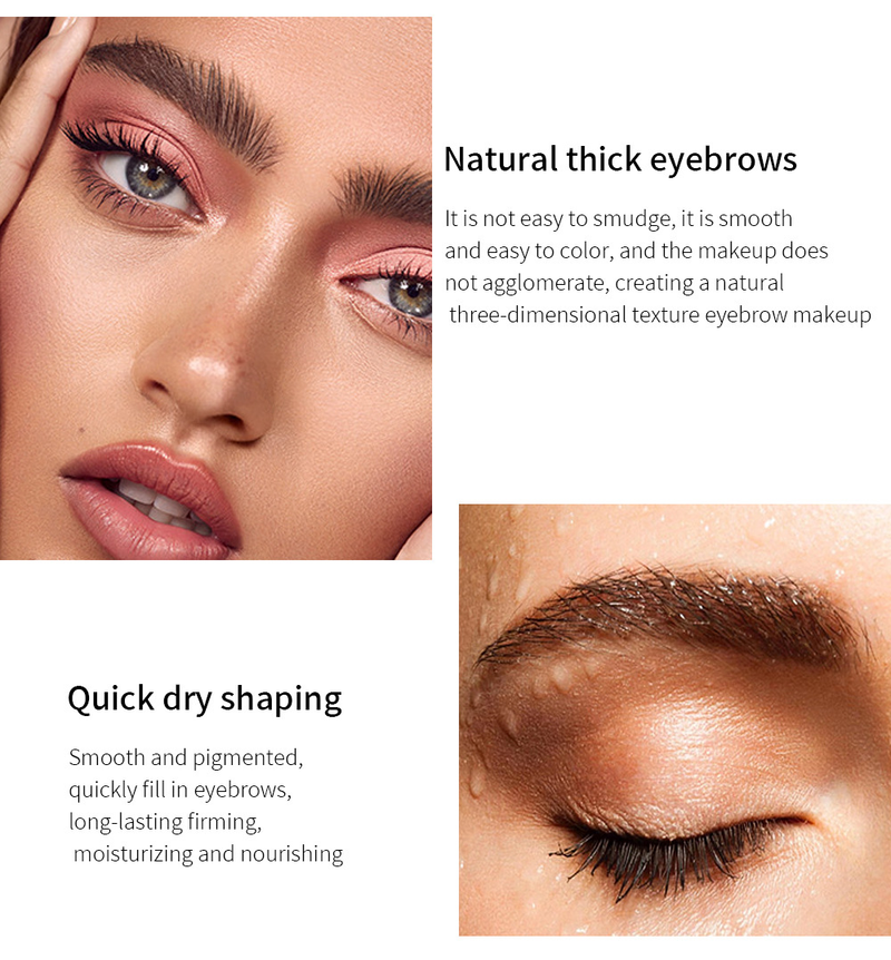 Penna per styling a doppia testa Liquido impermeabile Non tintura alogena Crema per sopracciglia naturale Trucco di bellezza_voghion.com