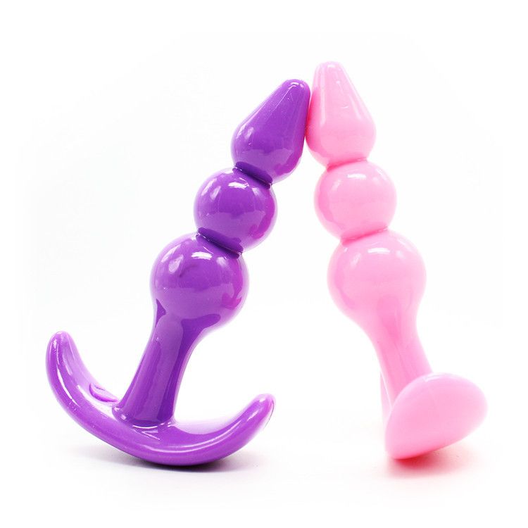 Plug anal souple avec queue - Stimulateur de point G flexible pour couples (matériau gélifié)_voghion.com