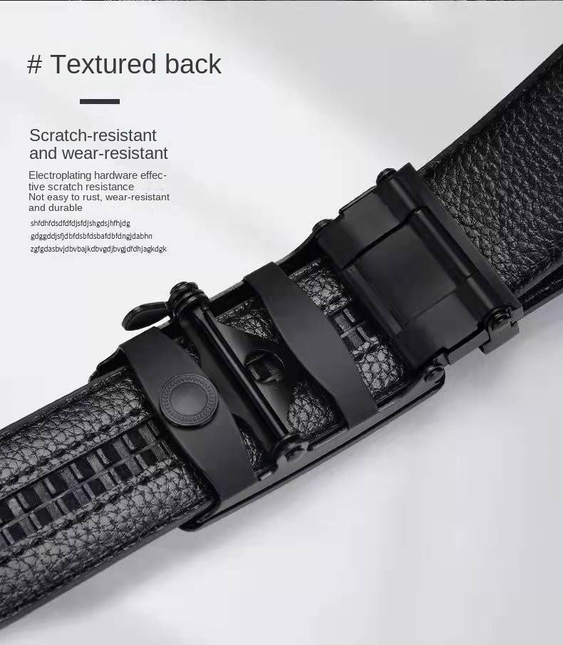 Herrengürtel Krokodilmuster Drachenschnalle Automatische Schnalle Gürtel Trendy Hosengürtel_voghion.com