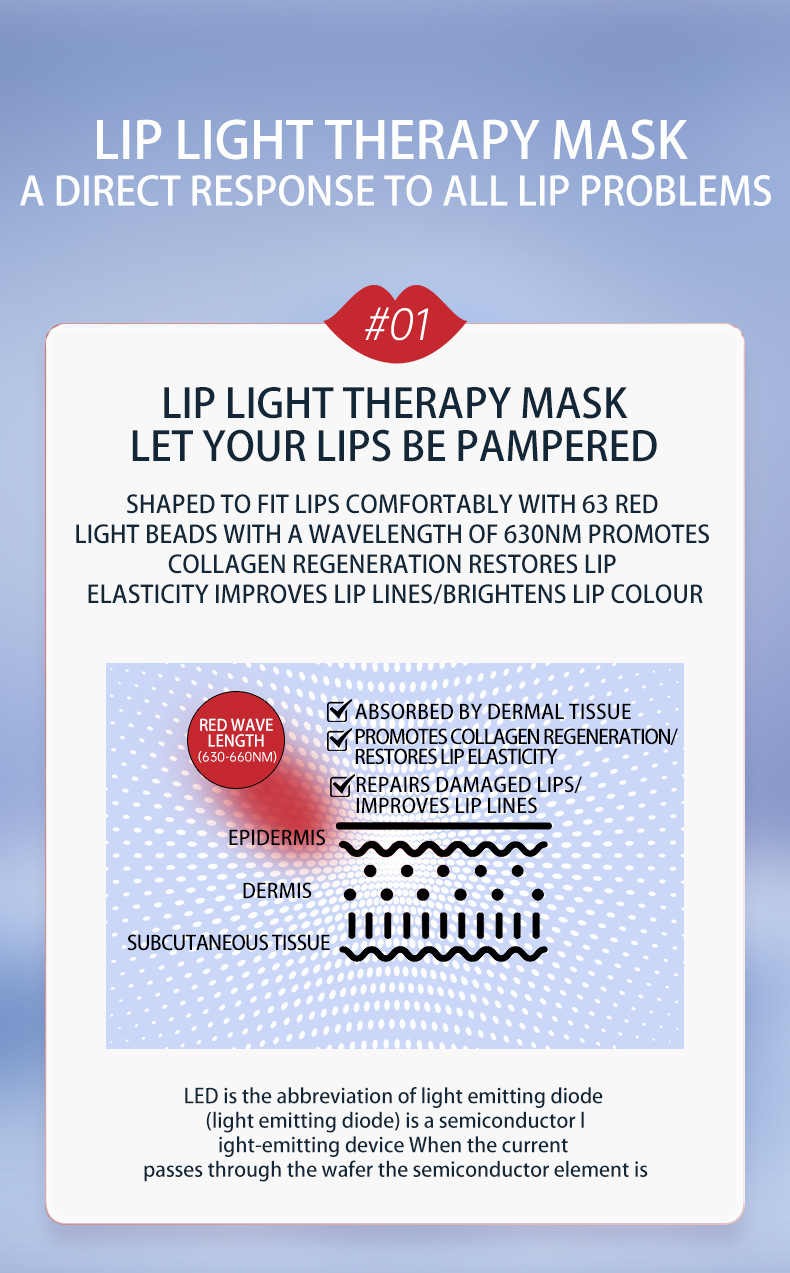 Foton Huishoudelijk Masker Draagbare LED-Bal Elektrische Siliconen Lippenstift_voghion.com