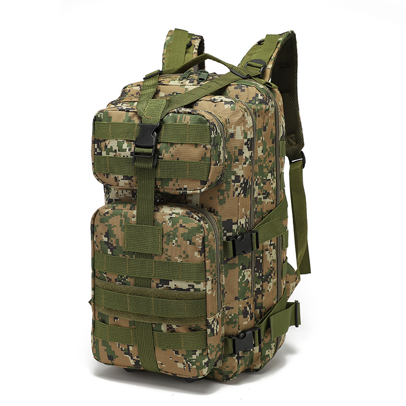Mochila tática Spot 3P Attack para atividades ao ar livre, mochila de montanhismo com alça dupla, bolsa camuflada à prova d'água, 35L, bolsa média 3P_voghion.com