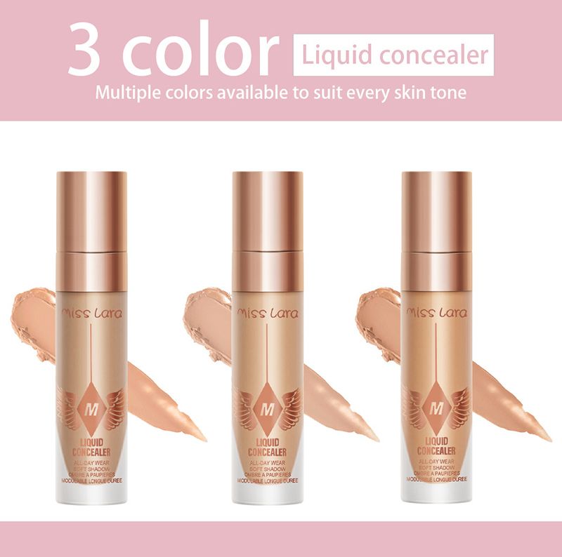 Zijdezachte Hydraterende Concealer Volledige Dekking Waterdicht Blijvende Donkere Kringen Corrector Foundation Crème Basis Make-Up Cosmetica_voghion.com