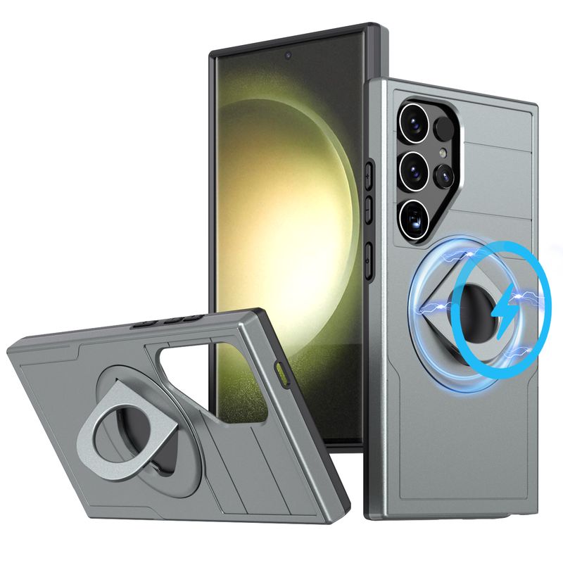 Magnetni ovitek za telefon z obročem za Samsung Galaxy S23 S21 FE S24 S22 Ultra Plus A54 A24 A34 A05 A05S A15 A25 A35 A55_voghion.com