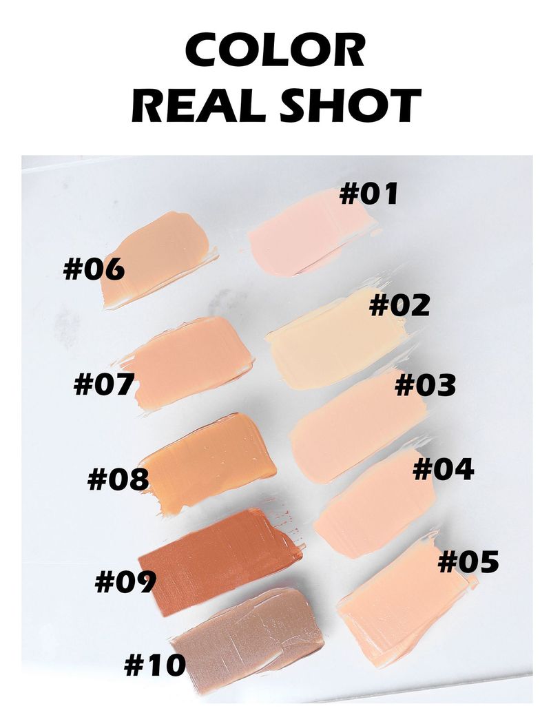 Flüssige Foundation Concealer dauerhaft kein Make-up, keine trockene Haut, keine Puder Beauty Foundation_voghion.com