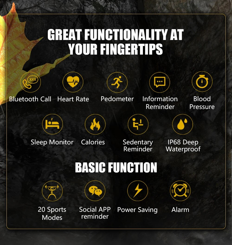 C21 Smart Watch Herren Bluetooth Anruf Fiess Tracker 5ATM Wasserdicht Sport Handgelenk Smartwatch für iPhone Android_voghion.com