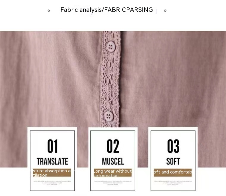 Camisa retro de algodón y cáñamo de color liso para mujer, primavera/verano 2024, nueva camisa holgada de manga larga con encaje y panel de encaje._voghion.com