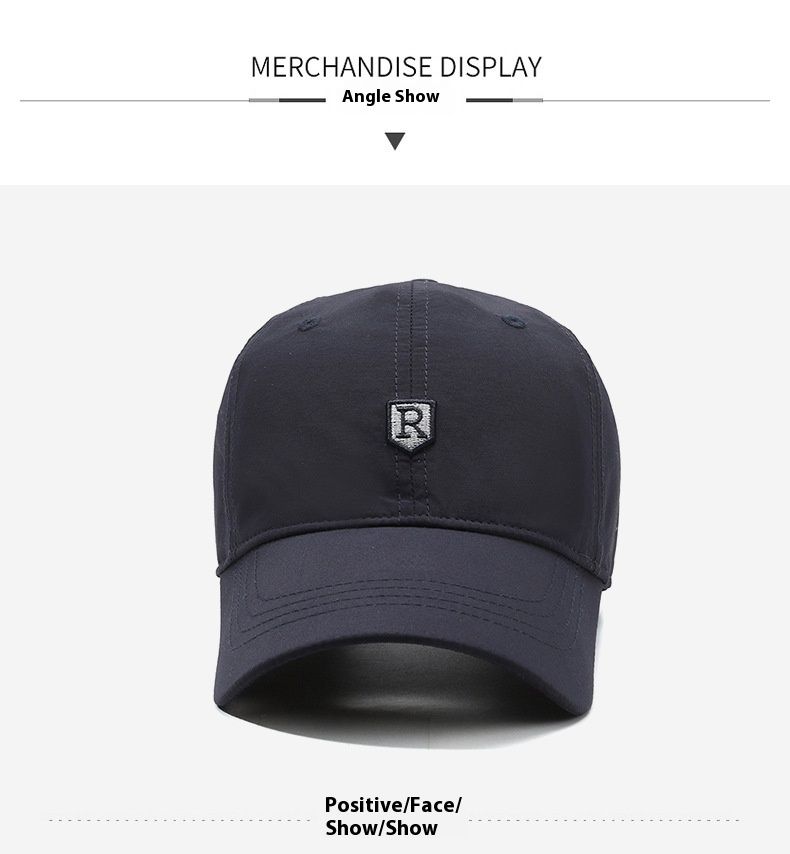 Hat men's summer thin section quick-drying duck tongue hat outdoor sun hat leisure breathable sun-shading baseball cap_voghion.com