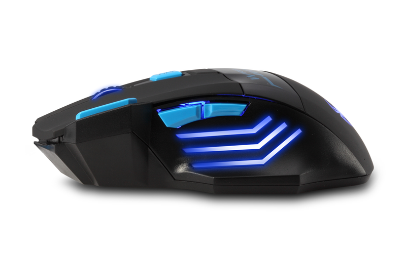 Mouse ottico da gioco wireless ZELOTES F-14 con LED blu_voghion.com
