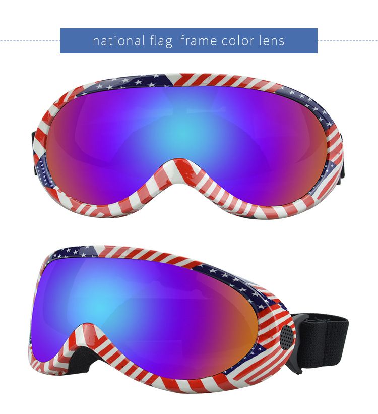 Adult single-layer ski with REVO coating for UV protection and snow blind skiing goggles_voghion.com