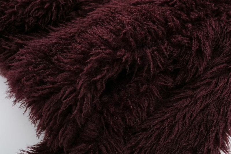Kurze Jacke aus Kunstpelz für Damen, Wintermode, Kurzmantel, Streetwear-Oberbekleidung für Damen (Weinrot, Weiß, Dunkelbraun, Schwarz)_voghion.com