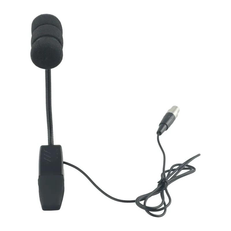 Tragbares kabelgebundenes Saxophon mit 3/4-poligem Mikrofon, omnidirektional, geeignet für verschiedene Instrumente, Clip-on-Design, Einwegmikrofon_voghion.com