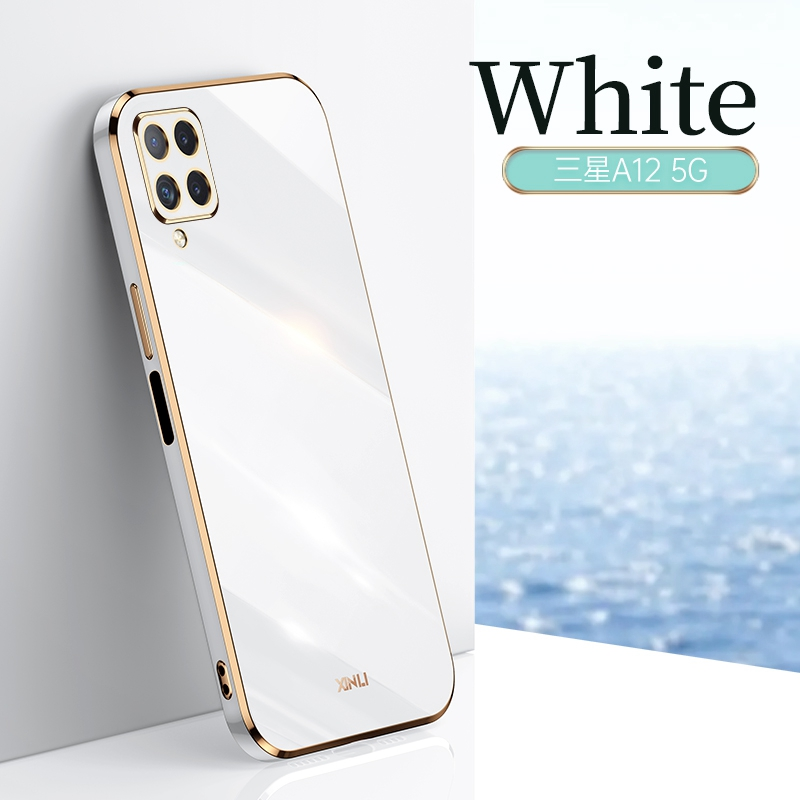 Poszycie silikonowe etui do Samsung Galaxy A72 A52 A32 A22 A12 A52S tylna pokrywa miękka TPU etui na telefon do Samsung M62 M32 M22_voghion.com