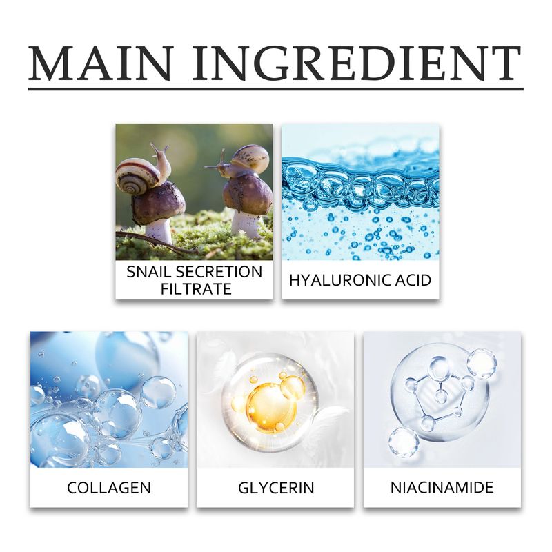 EELHOE Snail dissala le linee sottili, idrata e illumina la crema riparatrice proteica della pelle_voghion.com