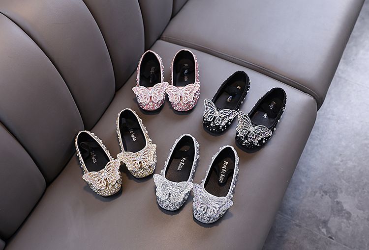 Neu Dame Baby Mädchen Mädchen Prinzessin Diamant Einzelnen Schuh Schuhe Dance_voghion.com
