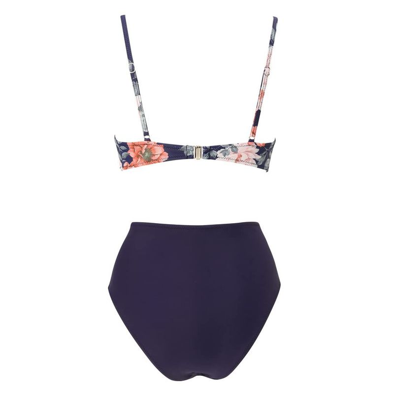 bikini Multicolor Leopard Print High Waist Tight Sexy Bikini_voghion.com