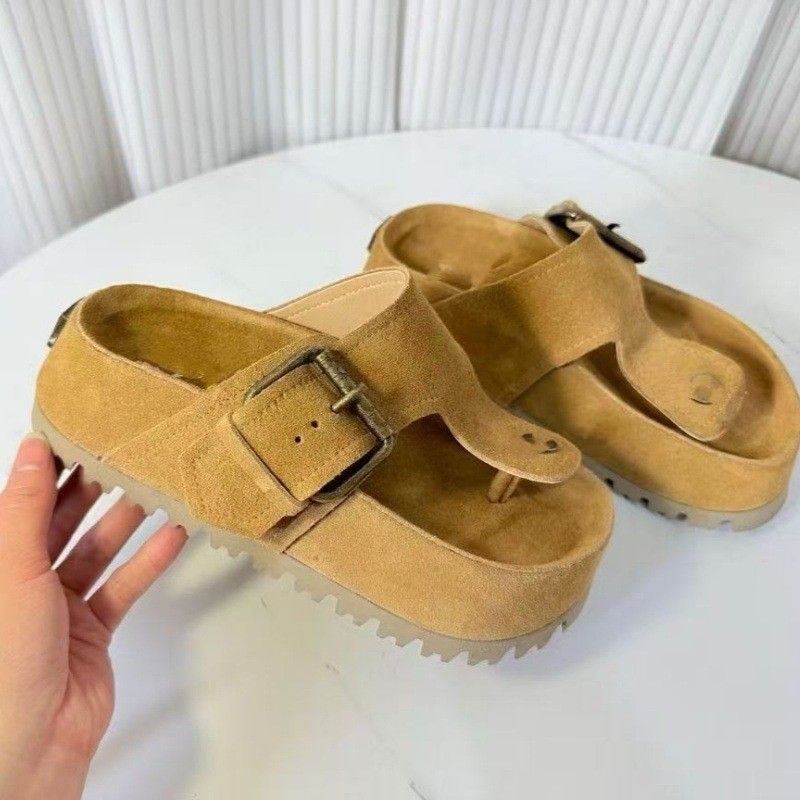 Chinelos femininos com cabeça de gato 2025, sandálias de verão para áreas externas, estilo praia, com solado grosso e salto alto, com bico fino_voghion.com