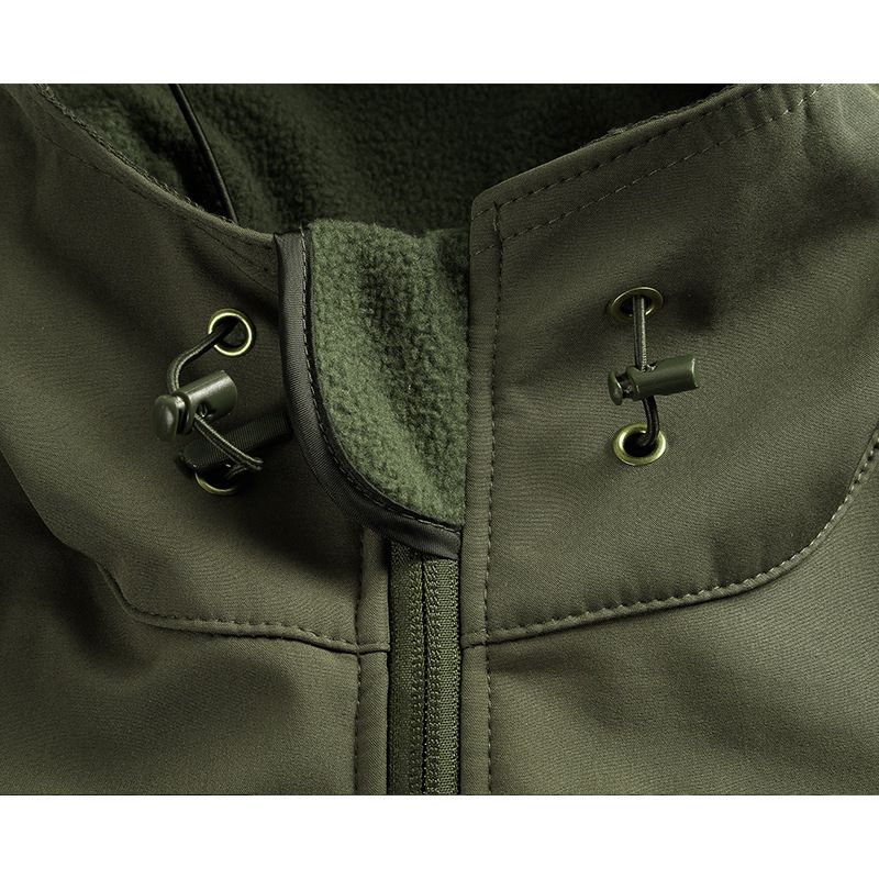 Shark Skin TAD Soft Shell Jacket Set Cycling Pants Men Waterproof Sports Thermal Winter_voghion.com