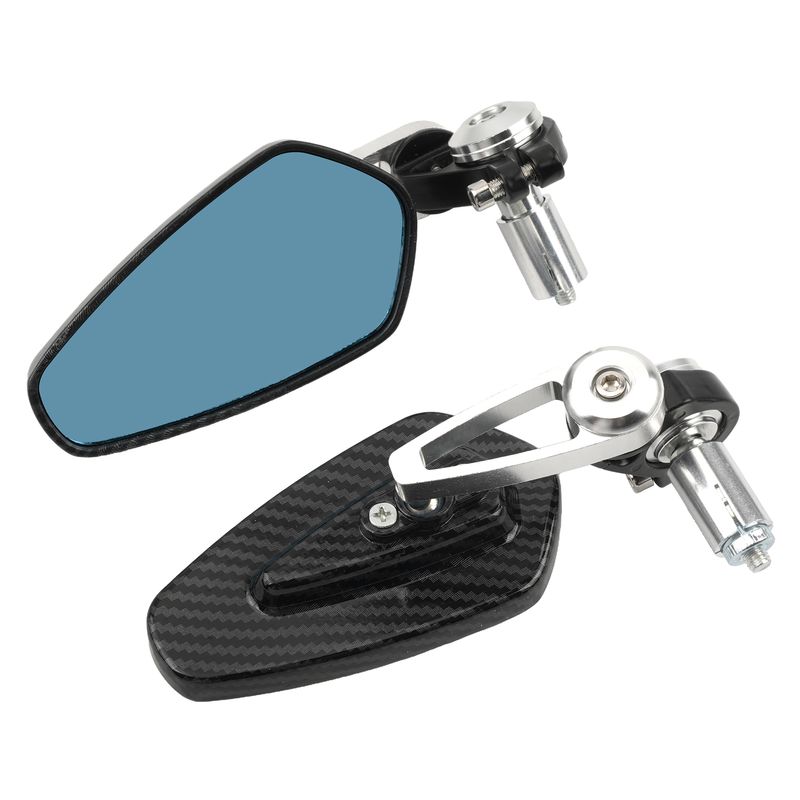 Motocicletă ghidon lateral oglindă retrovizoare universală 7/8" 22mm motocicletă ghidon din fibră de carbon oglinzi retrovizoare accesorii_voghion.com