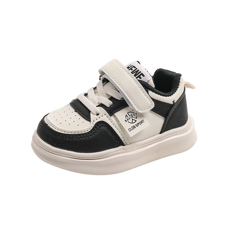 2025 Spring And Autumn New Children's Board Girls' Soft Soled Sports Boys' Anti Slip Running White Shoes, Casual Shoes_voghion.com