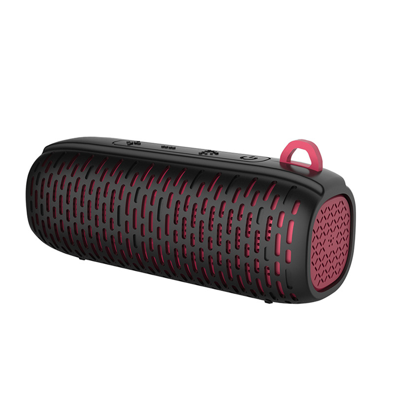 Nešiojamas lauko sportinis vandeniui atsparus žemųjų dažnių stereofoninis belaidis Bluetooth garsiakalbis FM radijas TF kortelė AUX įvesties belaidis Bluetooth garsiakalbis_voghion.com