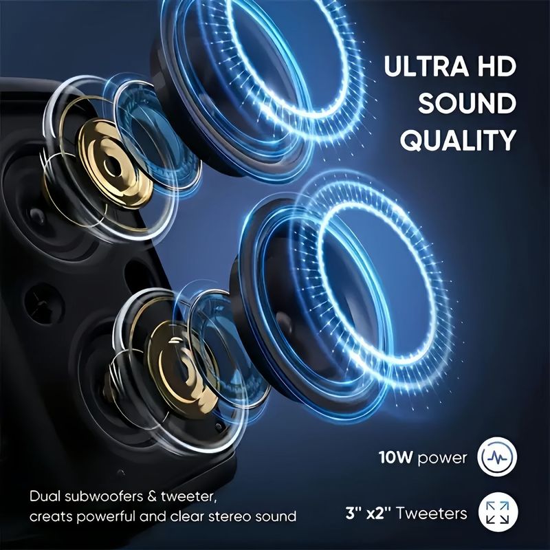 Karaoke Radio FM Bluetooth Speaker Portable Wireless With Microphone Lamp Machine Caixa De Som Sound Box Music Subwoofer LED TWS_voghion.com