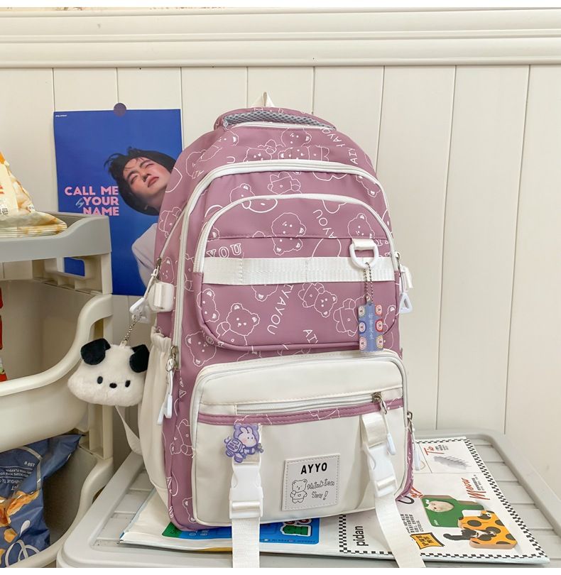 2024 New Space Crowd College Style Backpack, Junior and Senior High School Student Casual Backpack_voghion.com