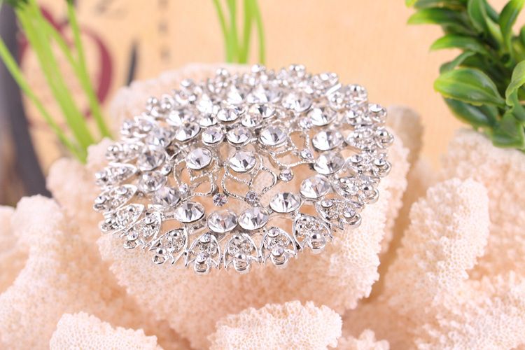 Online Brooch Jewelry Diamond Corsage Bridal Bouquet Buckle Corsage Wedding_voghion.com