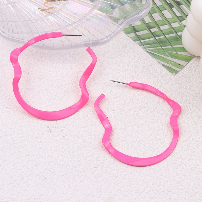 New Irregular Geometric Metal Stud Niche Design Statement Exaggerated Drop Earrings Jewelry For Women_voghion.com