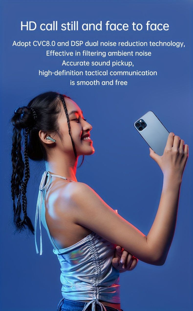M56 Tws Stereo de înaltă fidelitate 360° Surround Cele mai recente telefoane wireless adecvate Iphone/Android/IOS/mobile, universal_voghion.com