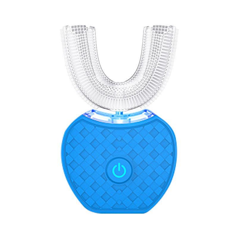 Cepillo de dientes eléctrico recargable con vibración ultrasónica y rotación, set de limpieza inteligente._voghion.com