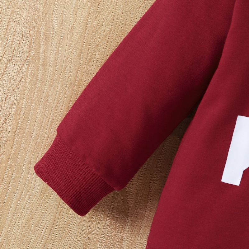 Abbigliamento per bambini Primavera e autunno Nuovo set da due pezzi per neonati maschi con stampa di lettere Stile semplice e casual_voghion.com