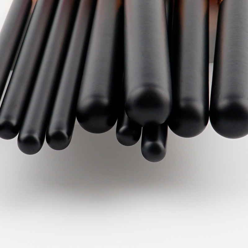10 pcs makeup brushes makeup tools set large fan brush wooden handle (7 colors in total GUJHUI_voghion.com