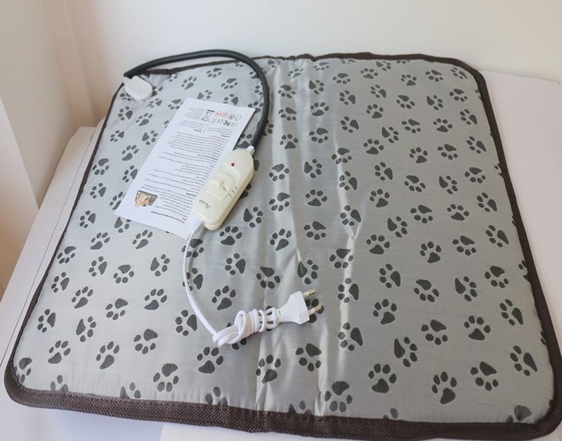 Köpek Elektrikli Battaniyesi Isıtmalı Çift Taraflı Su Geçirmez Ayarlanabilir Sabit Sıcaklık Isırma Önleyici Tüp Evcil Hayvan Matı_voghion.com
