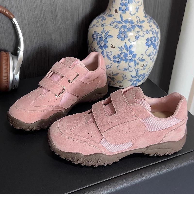 Zapatillas de entrenamiento Agam informales y versátiles con suela gruesa y suave con cinta mágica grande antideslizante y aumento de altura invisible._voghion.com
