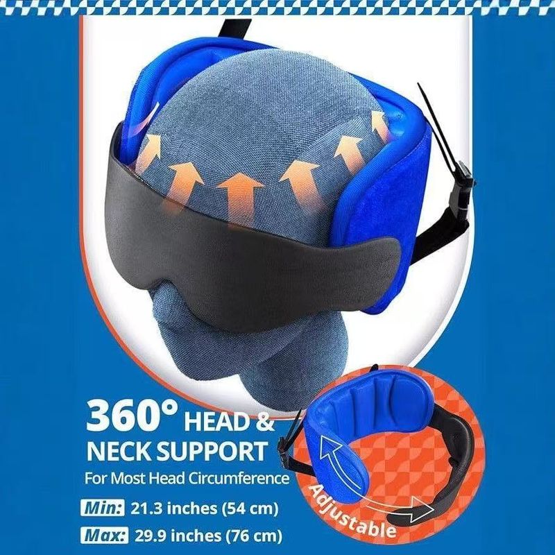 3D Light Blocking Three-Dimensional Non-Pressure Mask, Rebound Cotton, Home Sleep, Long-Distance Travel, Customizable_voghion.com