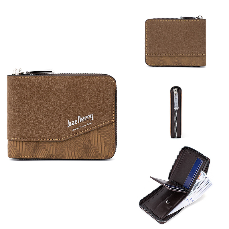 New Versatile Baellerry Short Men's Style Multifunctional Wallet_voghion.com