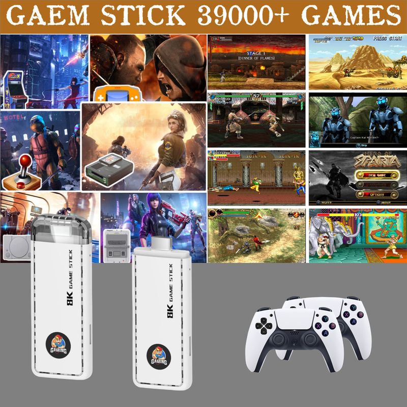 Dual TV Home X6PS1 HD Mini Controle Sem Fio Console de Jogo_voghion.com