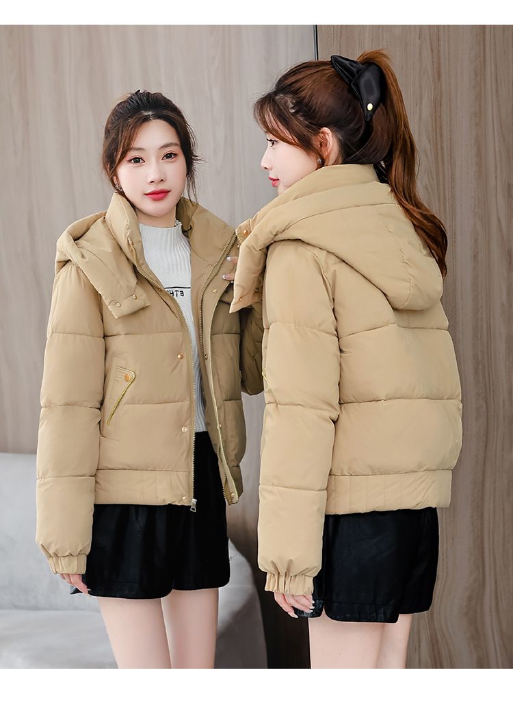Kurze Pufferjacke für zierliche Figuren – voluminöse Steppjacke mit strukturiertem Reverskragen (5 urbane Neutraltöne, erweiterte Größenauswahl)_voghion.com