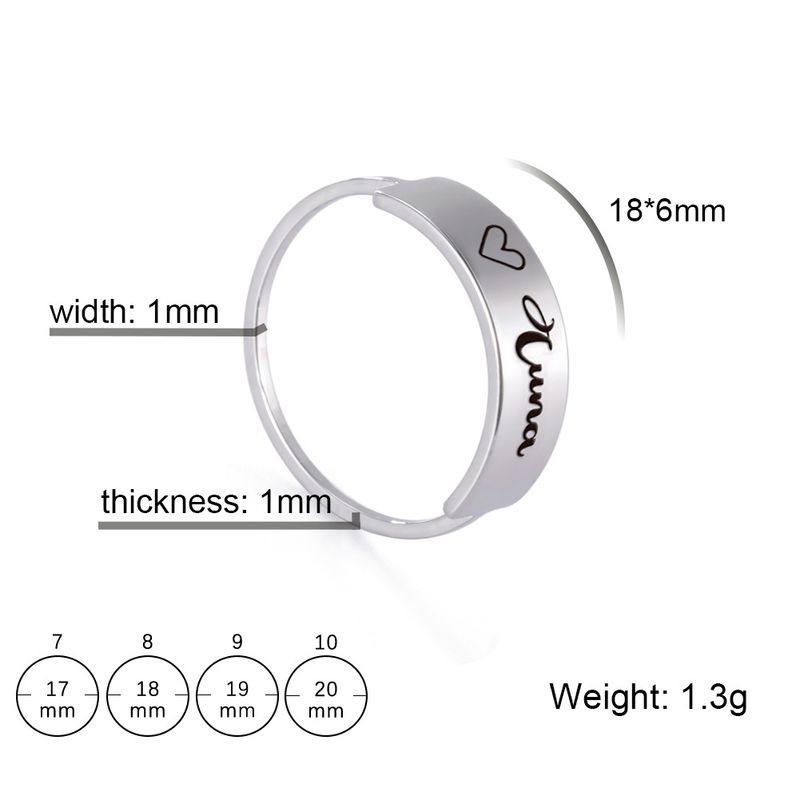 Hot Selling Stainless Steel Genuine Gold Electroplated And Labeled Front Wide Back Thin Ring For Girls' Temperament_voghion.com