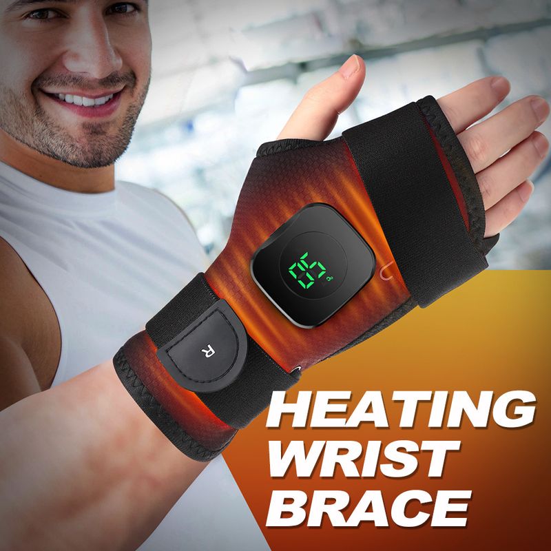 new 2026 Private Model Three-Zone Magnetic Controller Heating Guard Hand Joint Tendon Sheath Strain Gloves Wrist_voghion.com