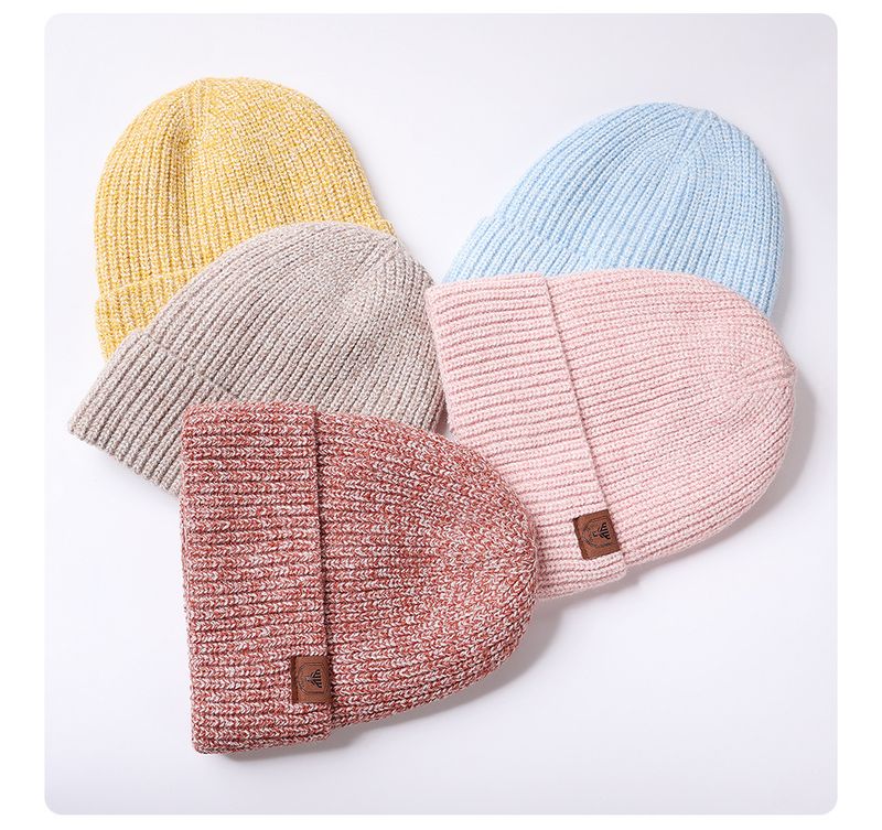 Xietu Cappello lavorato a maglia caldo in velluto artico sciolto e versatile alla moda coreana autunno/inverno da donna_voghion.com