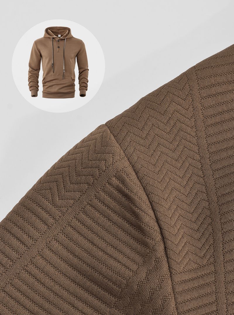 Men's Oversized Hooded Sweatshirt – Stretch Polyester Streetwear Pullover With Ribbed Hem (S-XXXL, Lightweight, Quick-Dry, Non-Iron Tech)_voghion.com